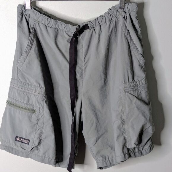 Columbia Sportswear Green Drawstring Cargo Camp Shorts Size Men's M - Picture 1 of 9